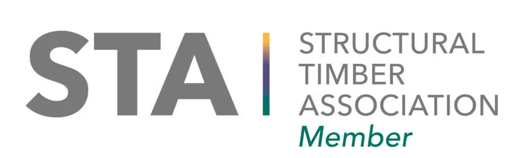 Structural Timber Association Member logo with large STA and organization name to the right.