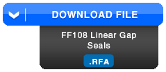 Download FF108 Linear Gap Seals Revit