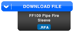 FF109 Pipe Fire Sleeve Revit