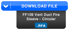 FF109 Vent Duct Sleeve Circular
