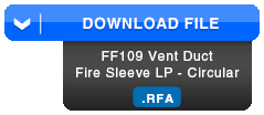 FF109 Vent Duct Sleeve LP - Circular