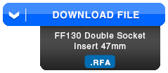 Download FF130 Double Socket 47mm Revit