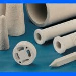 A selection of hot gas filtration components provded by Tenmat.